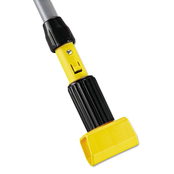 Rubbermaid Commercial 60 in L Mop and Broom Handles, Gray/Yellow, FGH226000000 FGH226000000